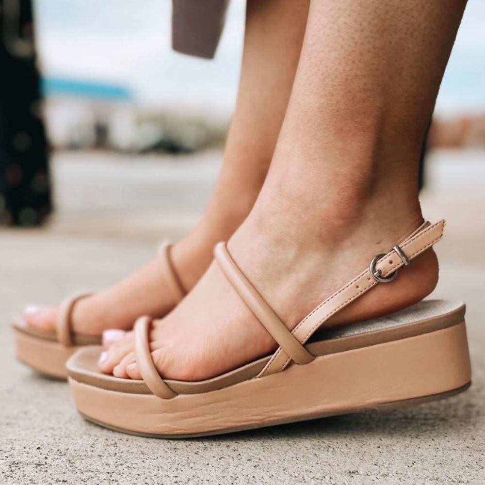 Chinese laundry skippy platform sandals size 8